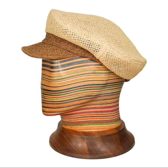 BRIXTON fiddler tan straw NWT sz M - Picture 4 of 7